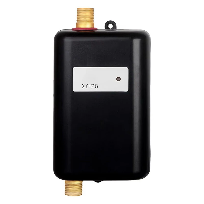 (image for) 3000W/3800W Electric Instant Tankless Water Heater 304 Stainless Steel IPX4 Waterproof Compact Design US/EU Plug Quick Heating for Kitchen Washbasin