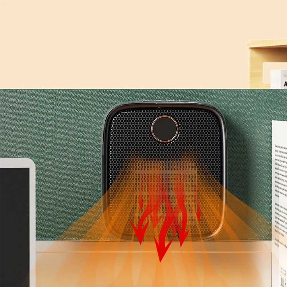 (image for) Instant Heating Bladeless Fan Desktop Wall-mounted Heater Bladeless Heater Household Desktop Small Household Heater